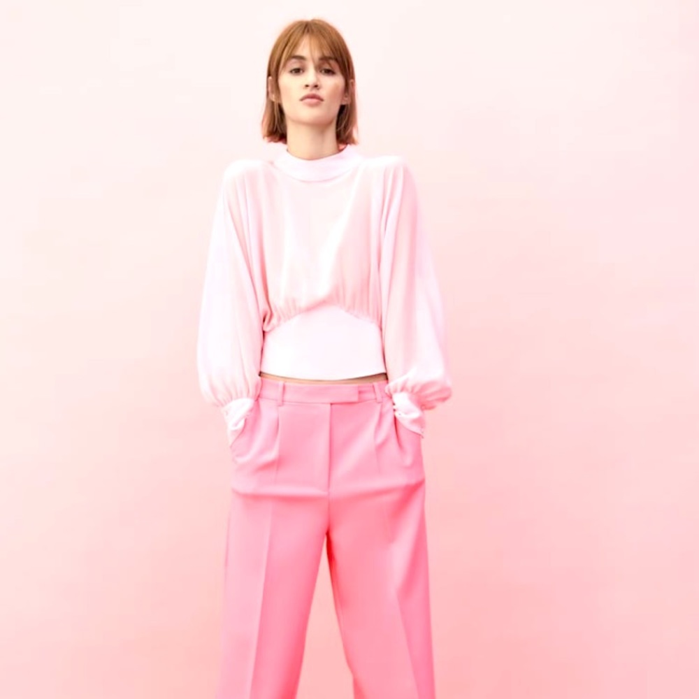 Pink blouse